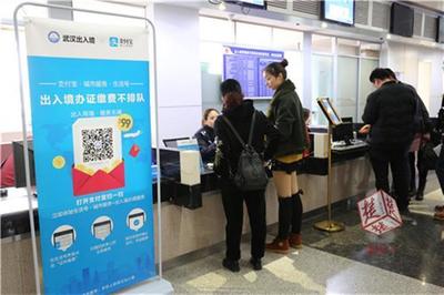武汉出入境办证窗口再迎高峰,民警提醒申请人“网上办”